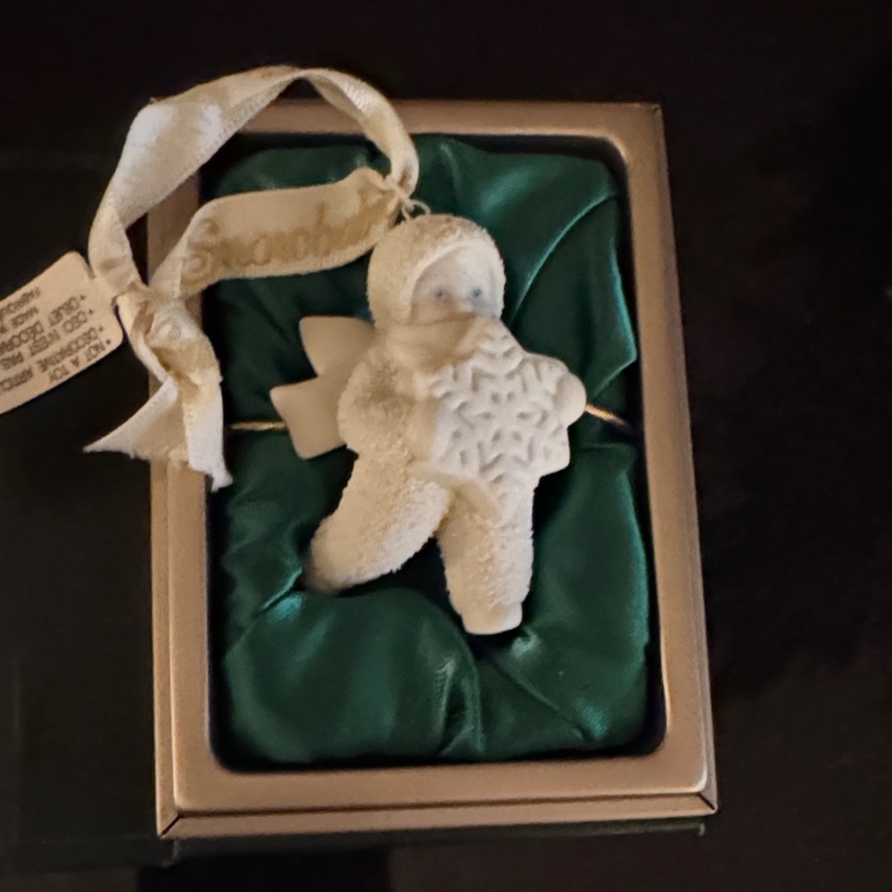 Department 56 White Snowbaby Ornament